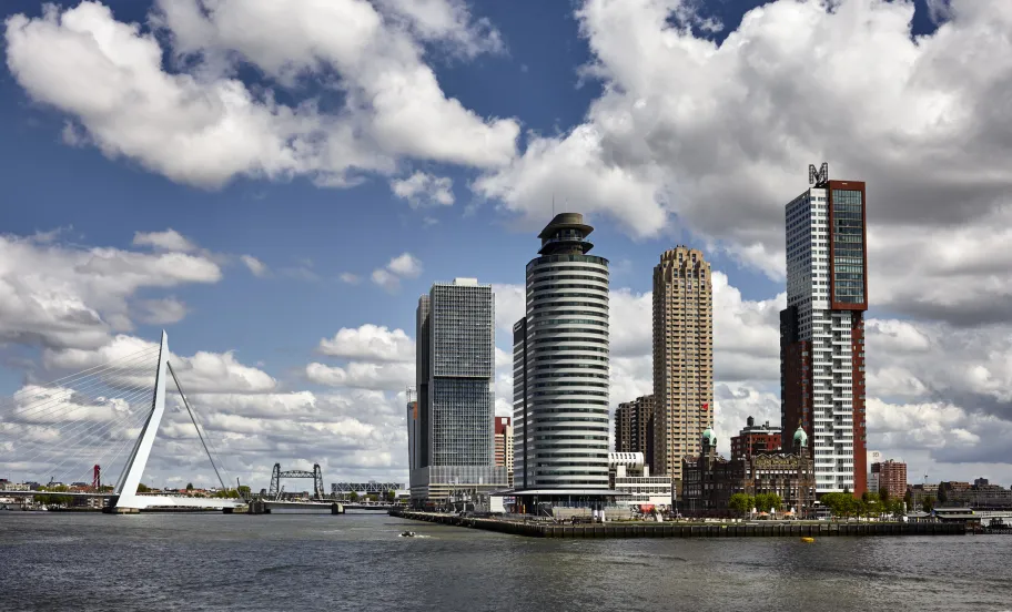 Erasmusbridge in Rotterdam